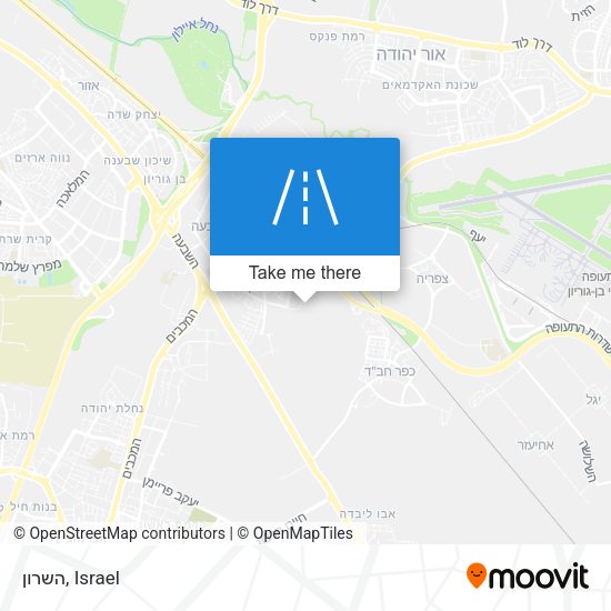 Карта השרון