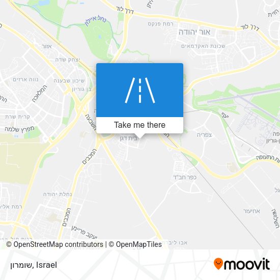 Карта שומרון