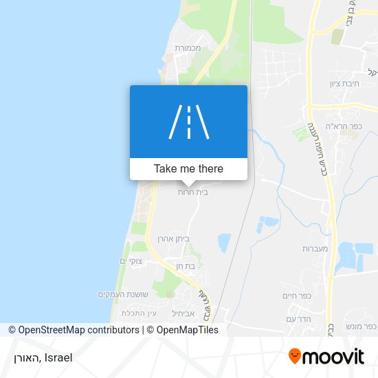 האורן map