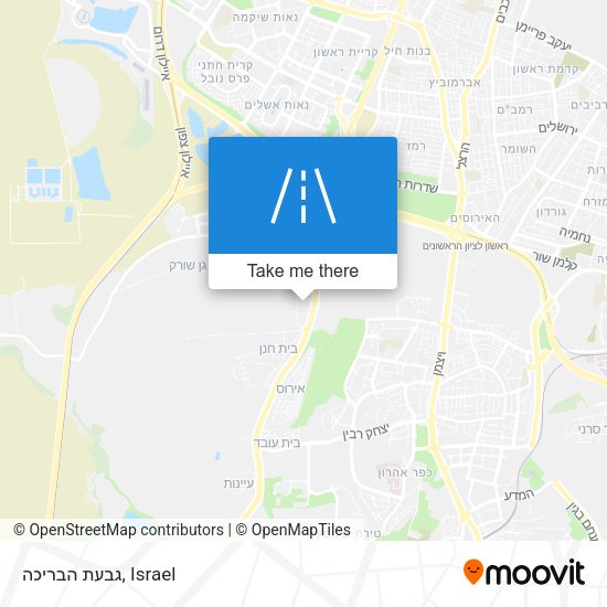 גבעת הבריכה map