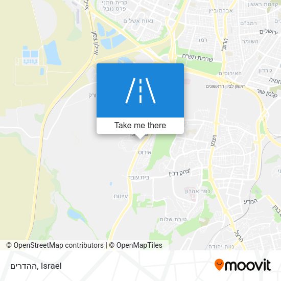 ההדרים map