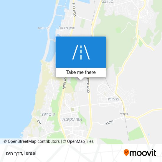 דרך הים map