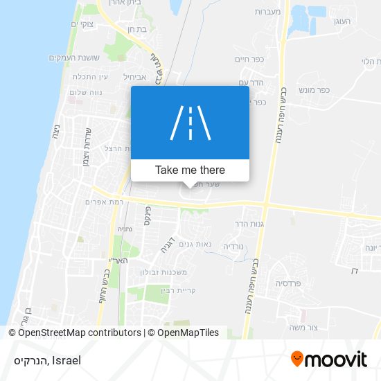 הנרקיס map