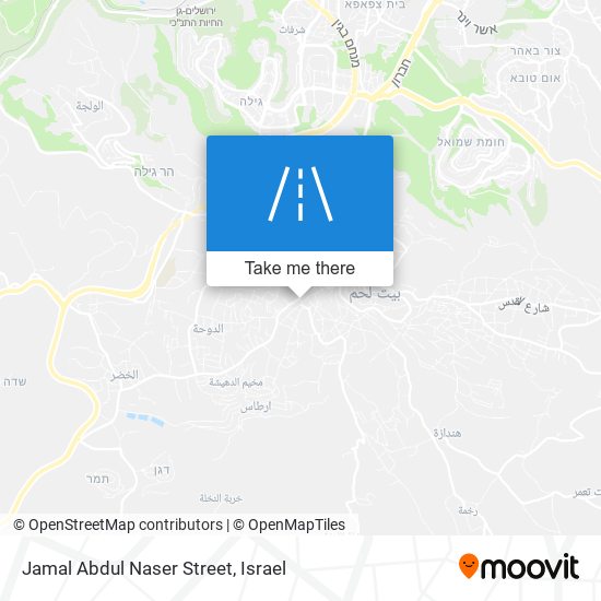 Jamal Abdul Naser Street map