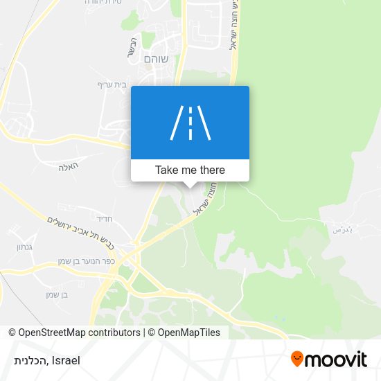 הכלנית map