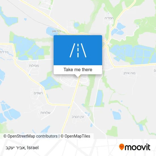 אביר יעקב map