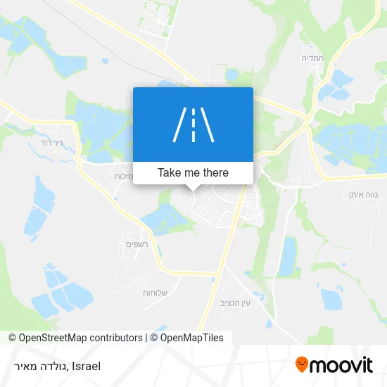 Карта גולדה מאיר