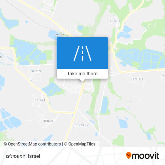 המעפילים map