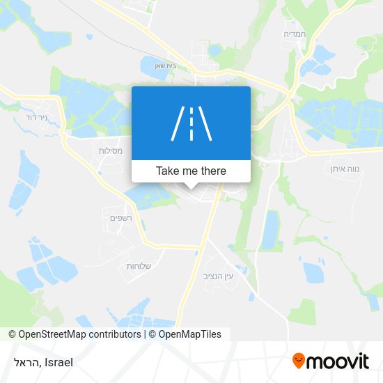 הראל map