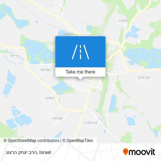 Карта הרב יצחק הרצוג