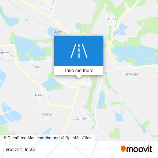 חנה סנש map