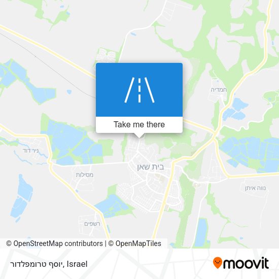 יוסף טרומפלדור map