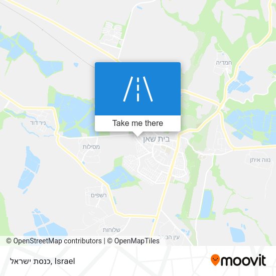 כנסת ישראל map