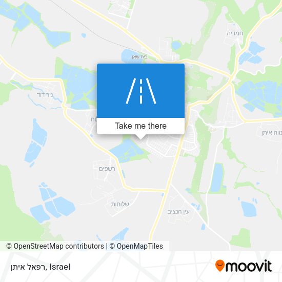 רפאל איתן map