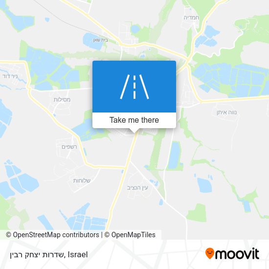 שדרות יצחק רבין map
