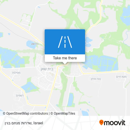 שדרות מנחם בגין map
