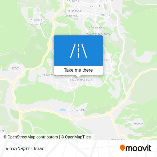 יחזקאל הנביא map