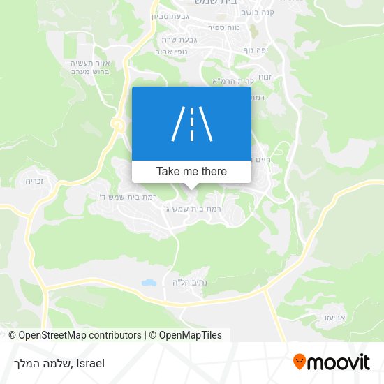שלמה המלך map