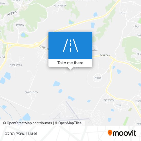 שביל החלב map