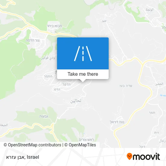 אבן עזרא map