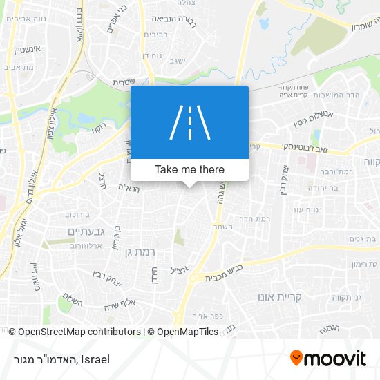 האדמו"ר מגור map