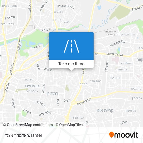 Карта האדמו"ר מצנז