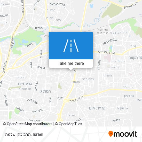 הרב כהן שלמה map