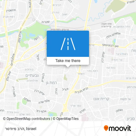 Карта הרב מיודסר