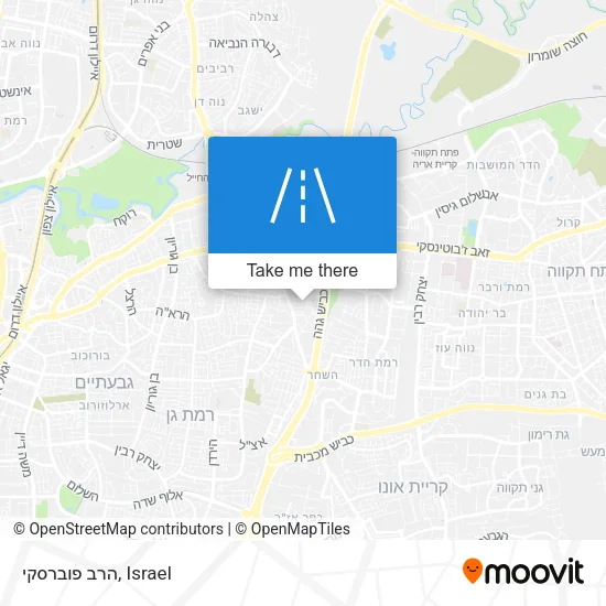 Карта הרב פוברסקי