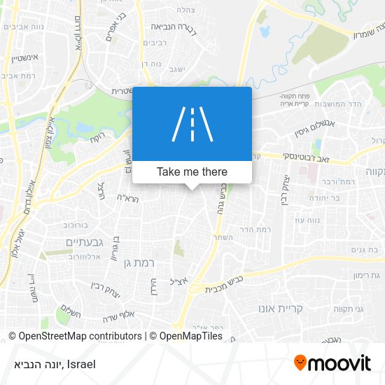 יונה הנביא map