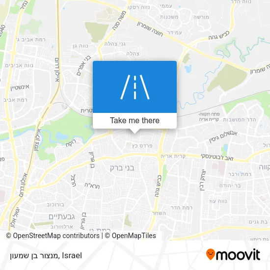 Карта מנצור בן שמעון