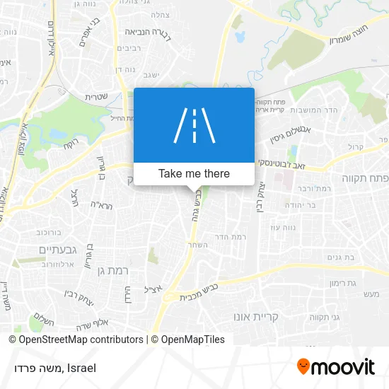 Карта משה פרדו