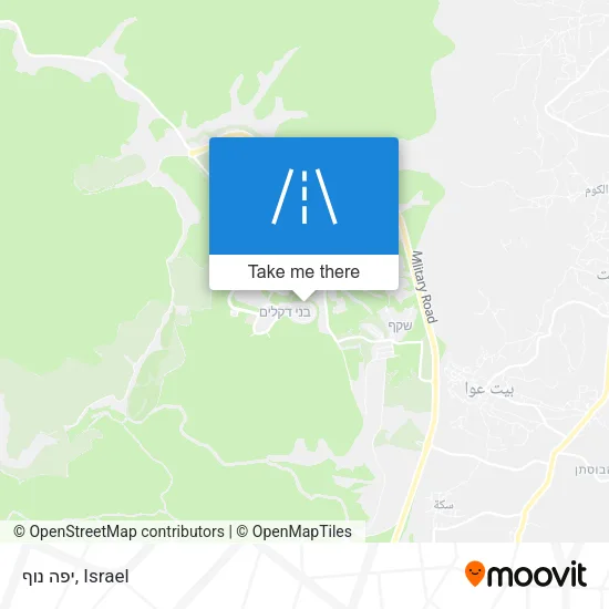 Карта יפה נוף