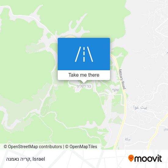קריה נאמנה map