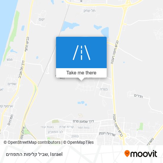 שביל קליפות התפוזים map