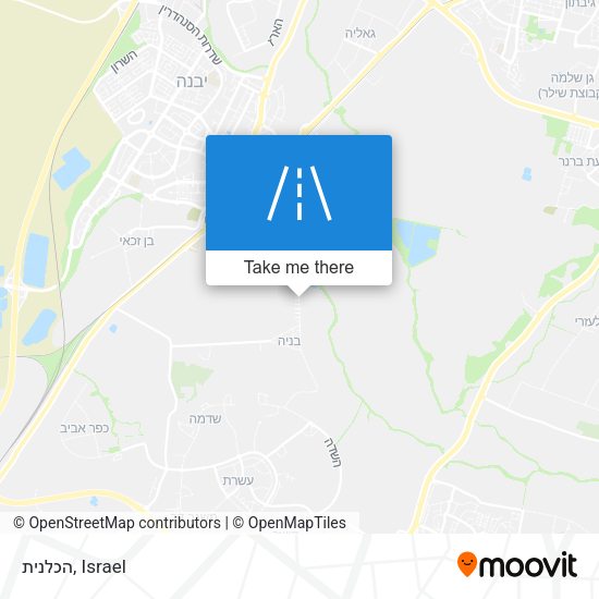 הכלנית map