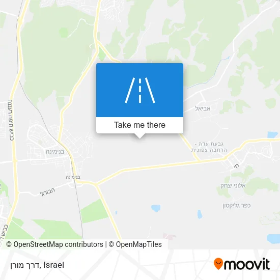 דרך מורן map