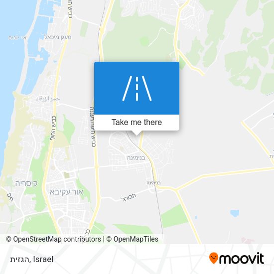 הגזית map