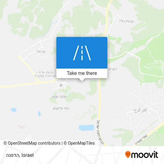 Карта הדפנה