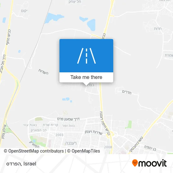 Карта הפרדס