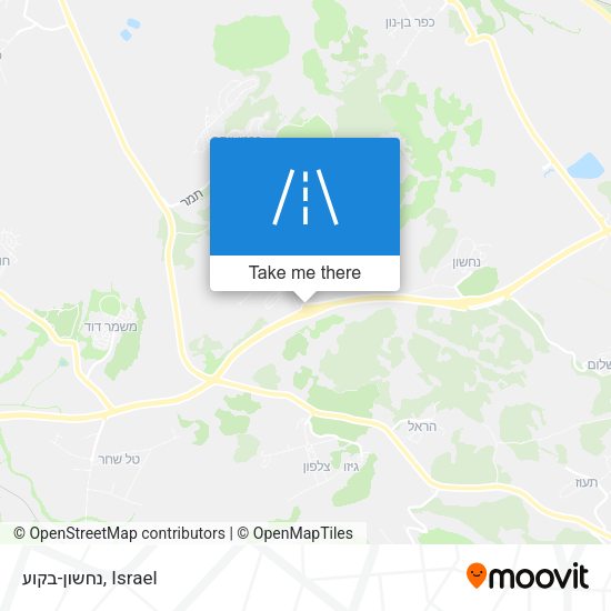 נחשון-בקוע map