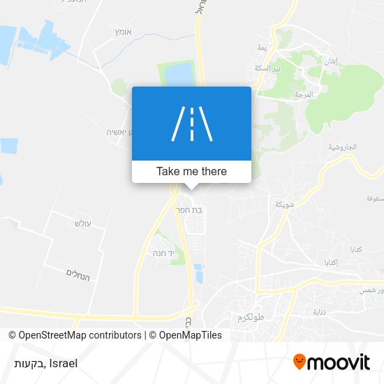 בקעות map