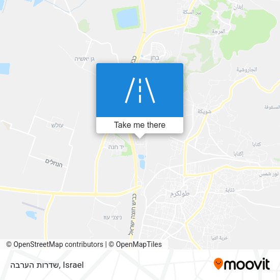 שדרות הערבה map