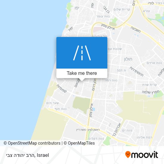 הרב יהודה צבי map