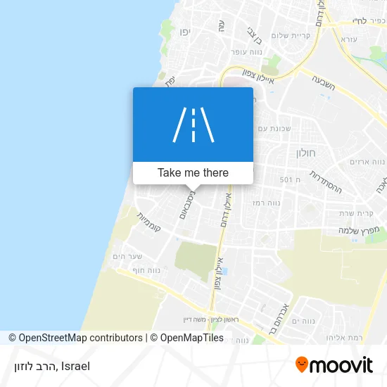 Карта הרב לוזון