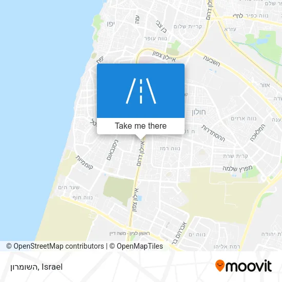 Карта השומרון