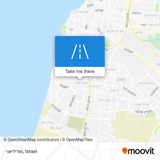 מודיליאני map