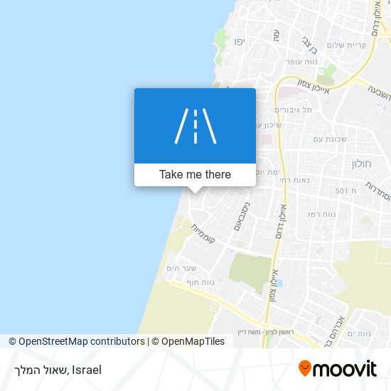 שאול המלך map