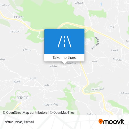 מבוא האלה map