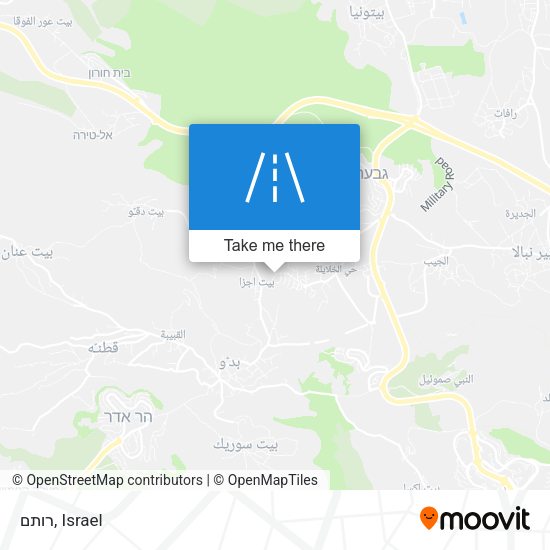 רותם map